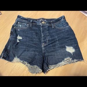 Hollishter Ultra high-rise denim shorts